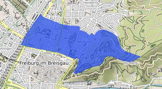 Bodenrichtwertkarte Freiburg im Breisgau Neuburg